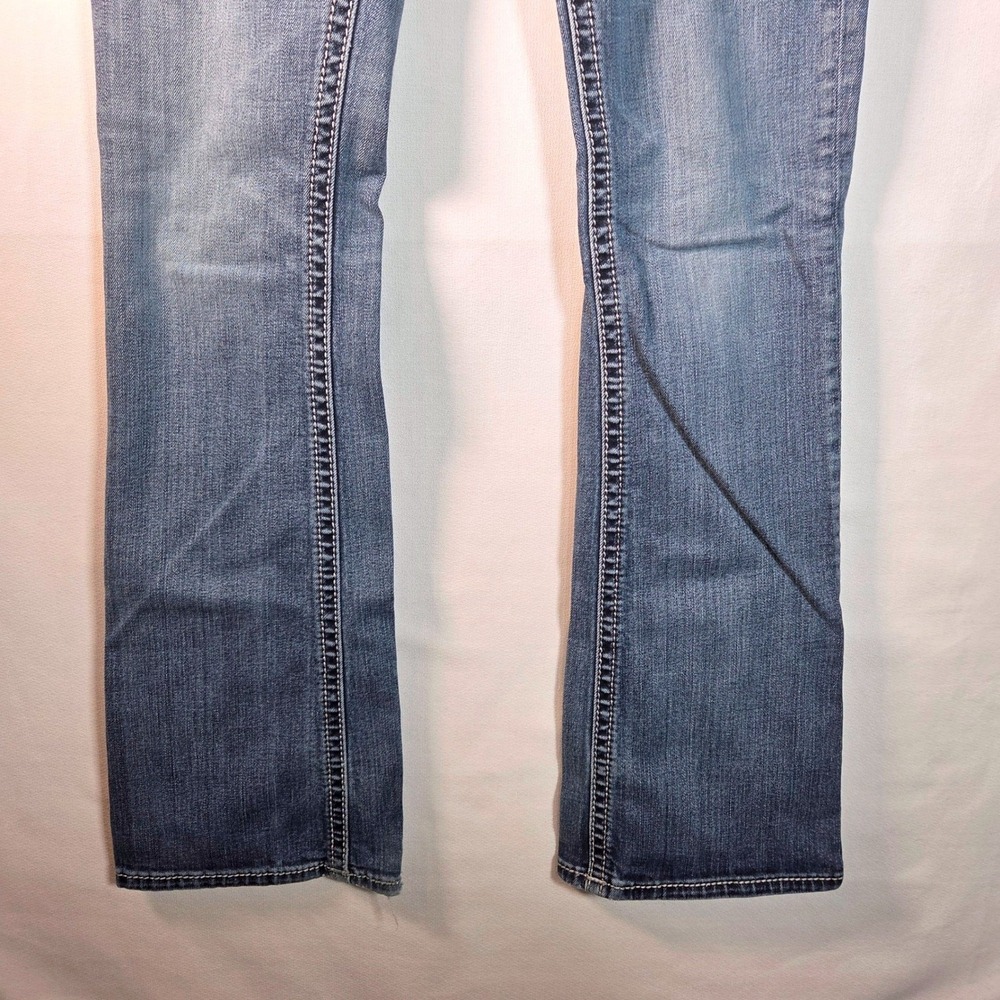 Miss Me Bootcut Jeans Distressed Embellished Y2K Western Glam Size 29 - Picture 6 of 11